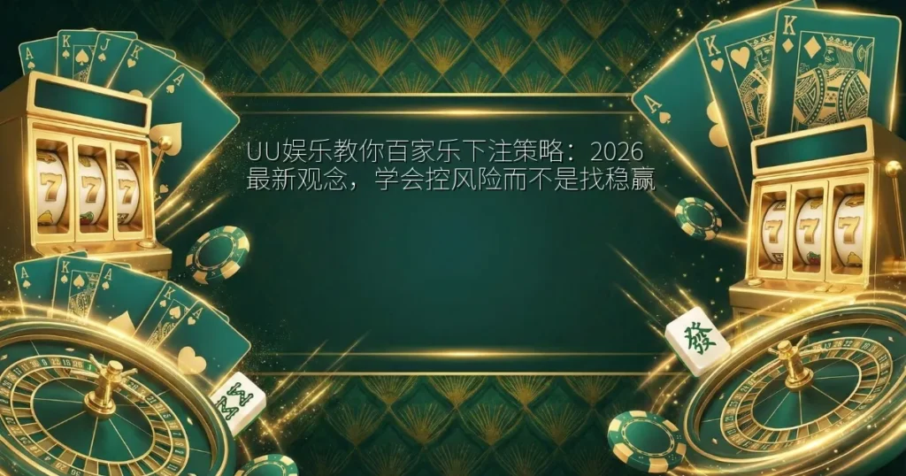 UU娱乐教你百家乐下注策略：2026最新观念，学会控风险而不是找稳赢