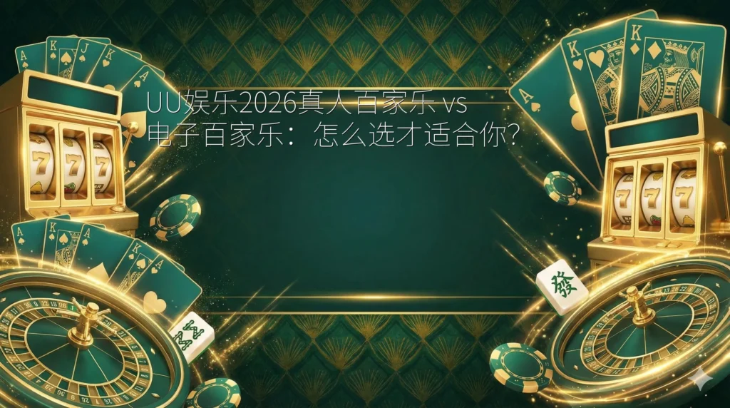 UU娱乐2026真人百家乐 vs 电子百家乐：怎么选才适合你？